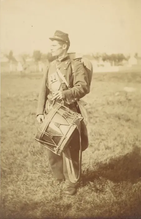 Framed Print : [Drummer], 1880s-90s. Creator: Unknown
