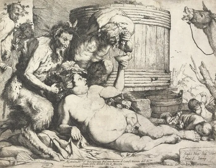Framed Print : Drunken Silenus, 1628. Creator: Jusepe de Ribera Framed Print : Drunken Silenus, 1628. Creator: Jusepe de Ribera