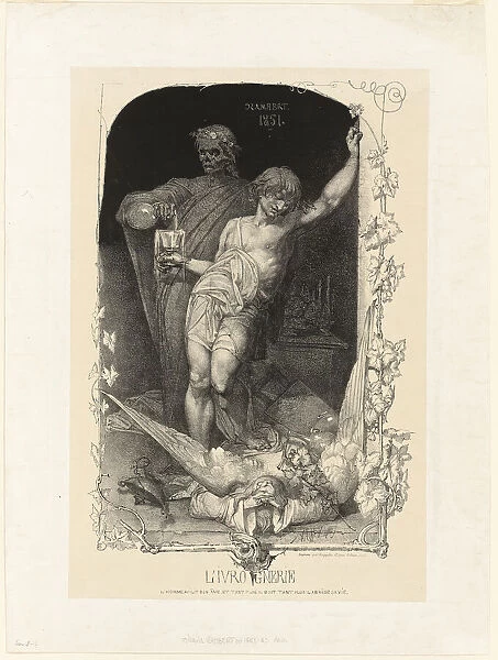 Drunkenness, 1851. Creator: Charles Rambert