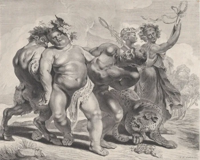 Framed Print : Drunkenness of Bacchus, 1630-57. 1630-57. Creator: Jonas Suyderhoef Framed Print : Drunkenness of Bacchus, 1630-57. 1630-57. Creator: Jonas Suyderhoef
