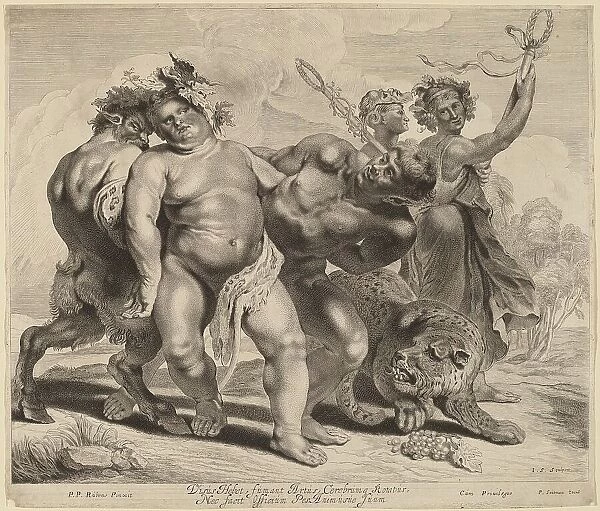 Drunkenness of Bacchus. Creator: Jonas Suyderhoef