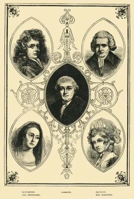Framed Print : Drury Lane Celebrities, (1881). Creator: Unknown Framed Print : Drury Lane Celebrities, (1881). Creator: Unknown