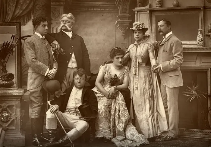 Framed Print : The Drury Lane Company in A Run of Luck, at the Drury Lane Theatre, London, 1886. Artist: Barraud Framed Print : The Drury Lane Company in A Run of Luck, at the Drury Lane Theatre, London, 1886. Artist: Barraud