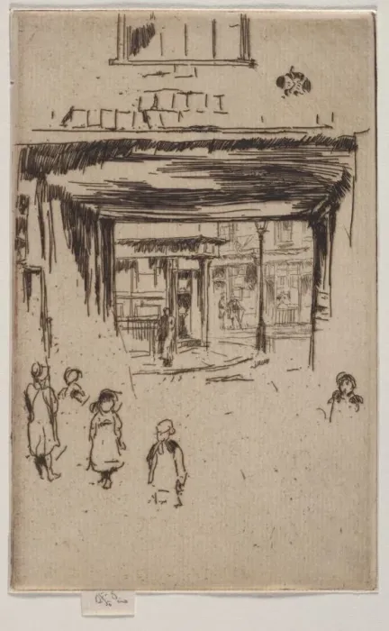 Framed Print : Drury Lane. Creator: James McNeill Whistler (American, 1834-1903) Framed Print : Drury Lane. Creator: James McNeill Whistler (American, 1834-1903)