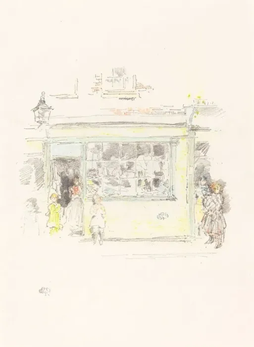 Framed Print : Drury Lane Rags, 1888. Creator: James Abbott McNeill Whistler Framed Print : Drury Lane Rags, 1888. Creator: James Abbott McNeill Whistler