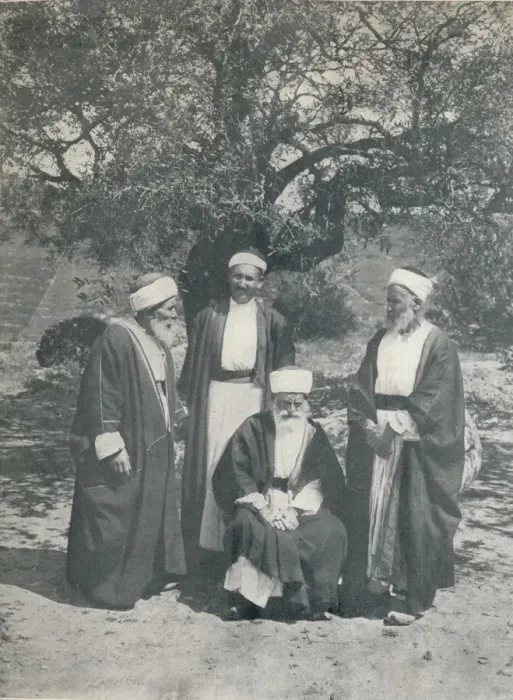 Framed Print : Druse Chiefs, c1913. Artist: Charles JS Makin Framed Print : Druse Chiefs, c1913. Artist: Charles JS Makin