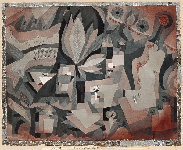 Dry-Cool Garden, 1921. Creator: Klee, Paul (1879-1940)