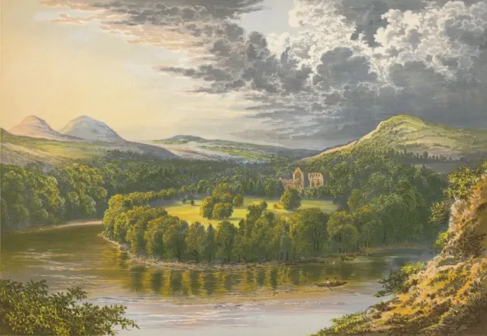 Framed Print : Dryburgh Abbey, c1880, (1897). Artist: Alexander Francis Lydon Framed Print : Dryburgh Abbey, c1880, (1897). Artist: Alexander Francis Lydon