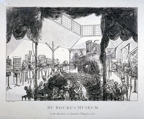 Dubourgs Museum, Grosvenor Street, Westminster, London, 1818. Artist: Matthew Dubourg