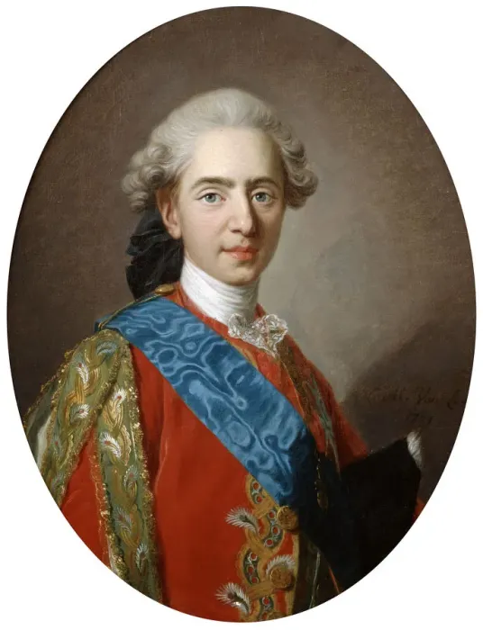 Framed Print : The Duc de Berry, later King Louis XVI, aged 15, c1769. Artist: Louis Michel van Loo