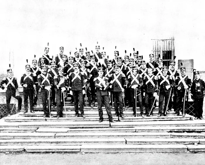 Framed Print : The Duc d'Aosta's Marriage...Duc d'Aosta and his brother officers, 5th Regiment of Artillery, 1895 Framed Print : The Duc d'Aosta's Marriage...Duc d'Aosta and his brother officers, 5th Regiment of Artillery, 1895