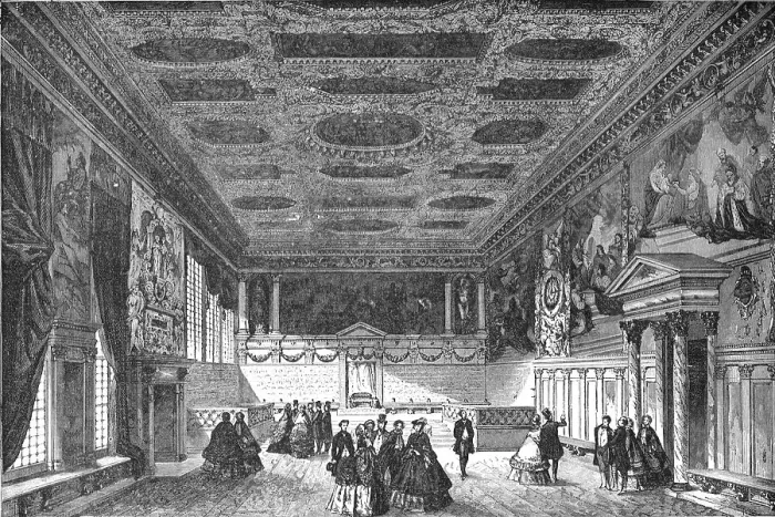 Framed Print : Ducal Palace, Venice; Venice and its Architecture, 1875. Creator: Unknown Framed Print : Ducal Palace, Venice; Venice and its Architecture, 1875. Creator: Unknown