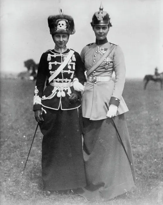 Framed Print : Duchess Brunswick & Crown Princess Cecilie, between c1910 and c1915. Creator: Bain News Service Framed Print : Duchess Brunswick & Crown Princess Cecilie, between c1910 and c1915. Creator: Bain News Service