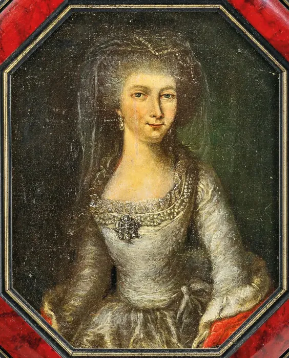 Framed Print : Duchess Elisabeth Christine of Brunswick-Wolfenbüttel-Bevern (1715-1797), Queen of Prussia, c.1740. Creator: Anonymous Framed Print : Duchess Elisabeth Christine of Brunswick-Wolfenbüttel-Bevern (1715-1797), Queen of Prussia, c.1740. Creator: Anonymous