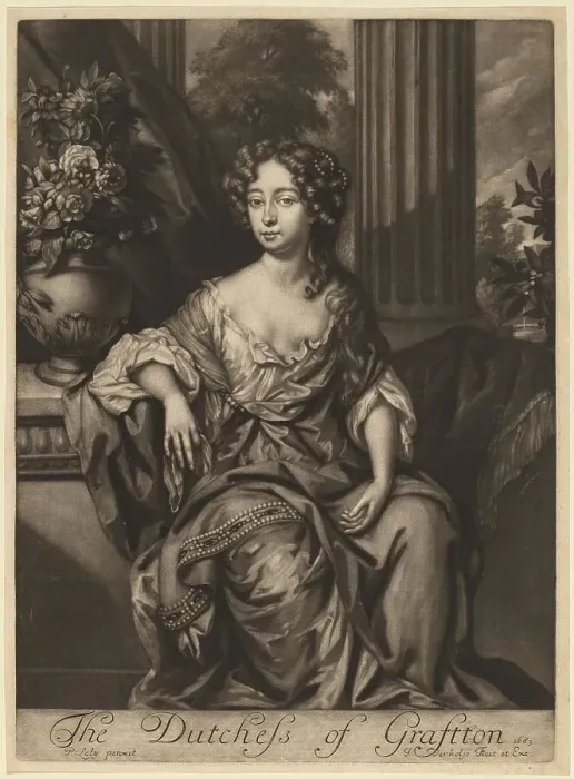 Framed Print : The Duchess of Grafton, 1683. Creator: Jan Verkolje Framed Print : The Duchess of Grafton, 1683. Creator: Jan Verkolje