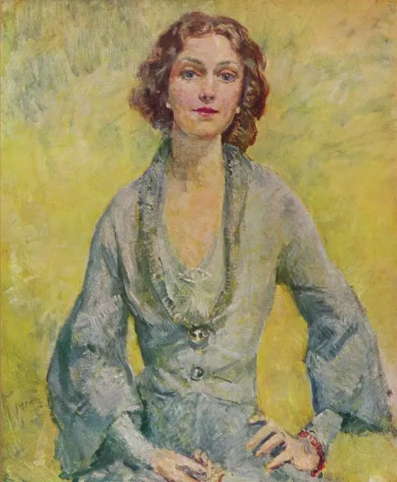 Framed Print : The Duchess of Leinster, 1935. Artist: Mary McEvoy Framed Print : The Duchess of Leinster, 1935. Artist: Mary McEvoy
