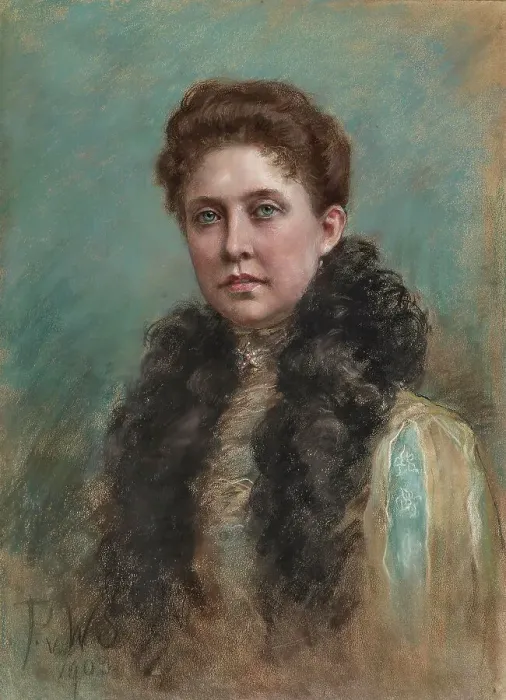 Framed Print : Duchess Margarete Sophie of Württemberg, Archduchess of Austria (1870-1902), 1903. Creator: Wächter (Wächter-Spittler), Paula von (1860-1944) Framed Print : Duchess Margarete Sophie of Württemberg, Archduchess of Austria (1870-1902), 1903. Creator: Wächter (Wächter-Spittler), Paula von (1860-1944)