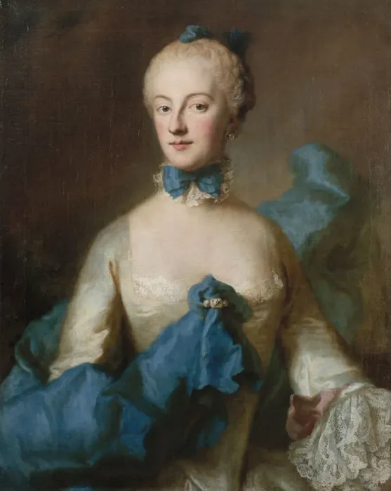 Framed Print : Duchess Maria Anna Josepha of Bavaria (1734-1776), Margravine of Baden-Baden, c. 1750 Framed Print : Duchess Maria Anna Josepha of Bavaria (1734-1776), Margravine of Baden-Baden, c. 1750