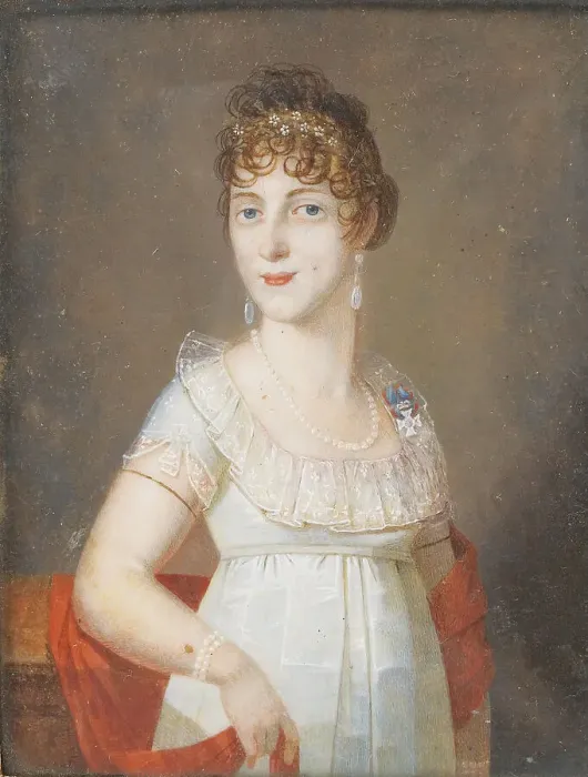 Framed Print : Duchess Maria Elisabeth in Bavaria (1784-1849), Princess of Wagram, c. 1810. Artist: Anonymous Framed Print : Duchess Maria Elisabeth in Bavaria (1784-1849), Princess of Wagram, c. 1810. Artist: Anonymous
