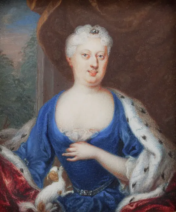 Framed Print : The Duchess of Meckenburg, 1684-1741. Creator: David Richter the Younger Framed Print : The Duchess of Meckenburg, 1684-1741. Creator: David Richter the Younger