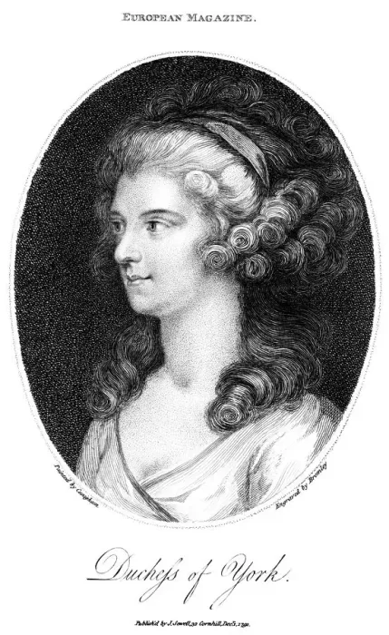 Framed Print : Duchess of York, 1791. Artist: Bromley Framed Print : Duchess of York, 1791. Artist: Bromley