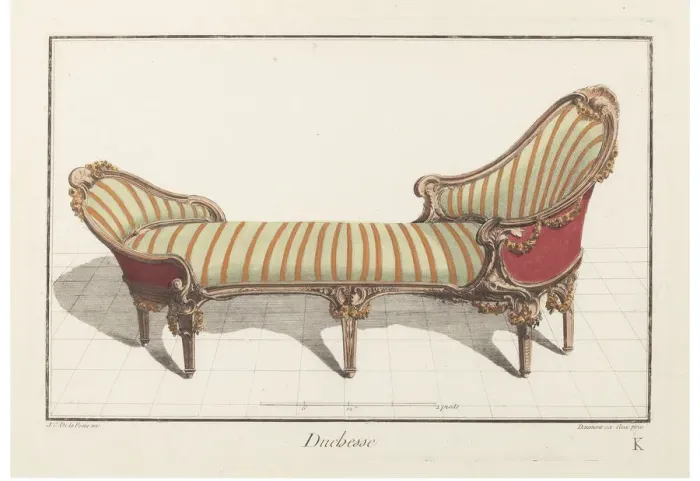 Framed Print : Duchesse. Nouvelle Iconologie Historique ou Attributes Hierogliphyques, c. 1768. Creator: Delafosse