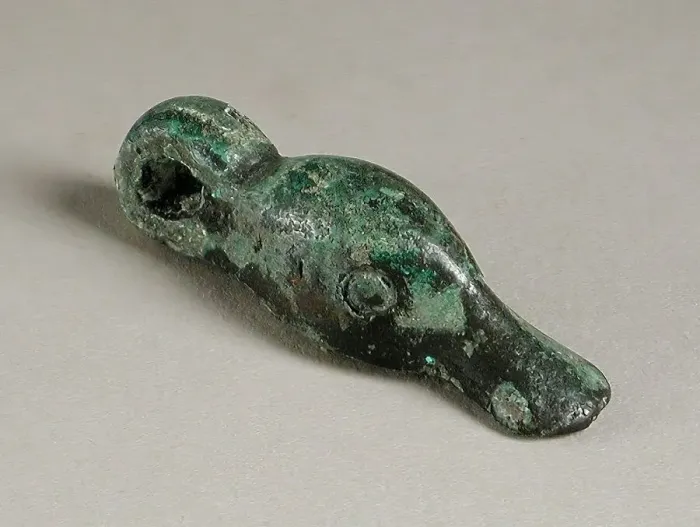 Framed Print : Duck Head Amulet, Late Period-Roman Period (711 BCE-300 CE). Creator: Unknown Framed Print : Duck Head Amulet, Late Period-Roman Period (711 BCE-300 CE). Creator: Unknown