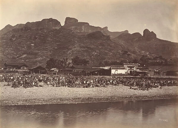 Duck Market, ca. 1869. Creator: Afong Lai