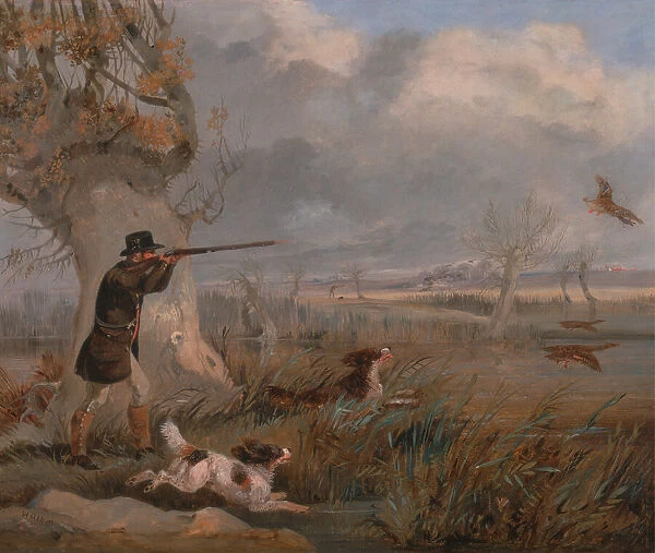 Duck Shooting, ca. 1825. Creator: Henry Thomas Alken