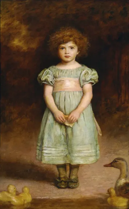 Framed Print : Ducklings. Artist: Millais, John Everett (1829-1896) Framed Print : Ducklings. Artist: Millais, John Everett (1829-1896)