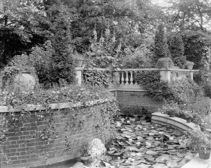 Framed Print : Dudley L. Pickman garden, Beverly, Mass. between c1884 and 1947. Creator: Frances Benjamin Johnston Framed Print : Dudley L. Pickman garden, Beverly, Mass. between c1884 and 1947. Creator: Frances Benjamin Johnston