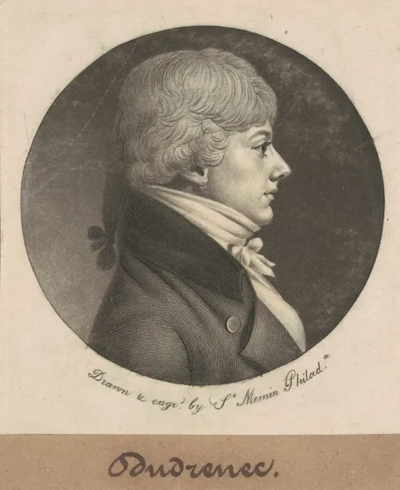 Framed Print : Dudrenec, 1800. Creator: Charles Balthazar Julien Fevret de Saint-Memin Framed Print : Dudrenec, 1800. Creator: Charles Balthazar Julien Fevret de Saint-Memin