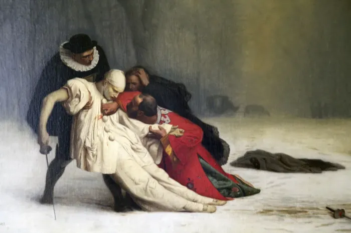 Framed Print : Duel after a Masquerade, 1857. Artist: Jean-Leon Gerome Framed Print : Duel after a Masquerade, 1857. Artist: Jean-Leon Gerome