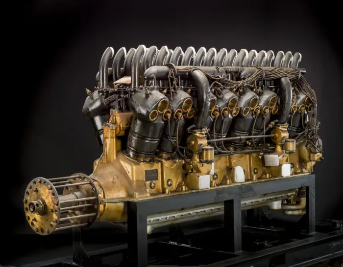Framed Print : Duesenberg H Direct, V-16 Engine, 1918. Creator: Duesenberg Motors Corporation