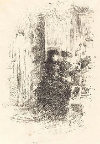 The Duet, 1894. Creator: James Abbott McNeill Whistler