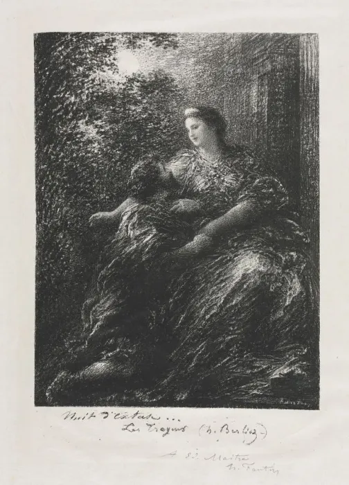 Framed Print : Duet of the Trojans, 1894. Creator: Henri Fantin-Latour (French, 1836-1904) Framed Print : Duet of the Trojans, 1894. Creator: Henri Fantin-Latour (French, 1836-1904)
