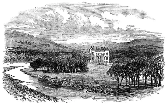 Framed Print : Duff House, near Banff, the seat of the Earl of Fife, 1871. Creator: Unknown Framed Print : Duff House, near Banff, the seat of the Earl of Fife, 1871. Creator: Unknown