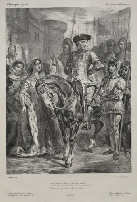 Framed Print : Duguesclin, 1829. Creator: Eugene Delacroix (French, 1798-1863) Framed Print : Duguesclin, 1829. Creator: Eugene Delacroix (French, 1798-1863)