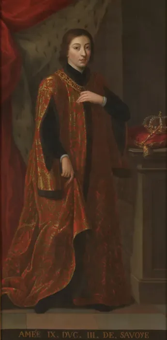 Framed Print : Duke Amadeus IX of Savoy. Artist: Anonymous Framed Print : Duke Amadeus IX of Savoy. Artist: Anonymous