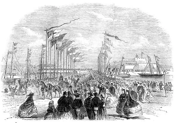 The Duke of Cambridge's official visit to the Channel Islands... 1862. Creator: Unknown