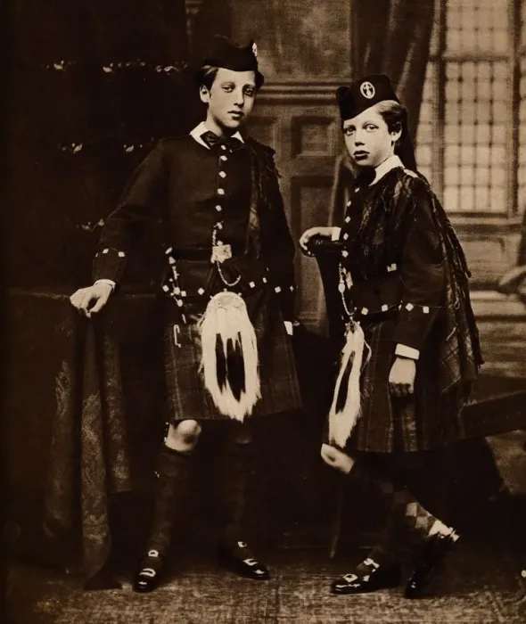 Framed Print : The Duke of Clarence and King George, 1875 (1935) Framed Print : The Duke of Clarence and King George, 1875 (1935)