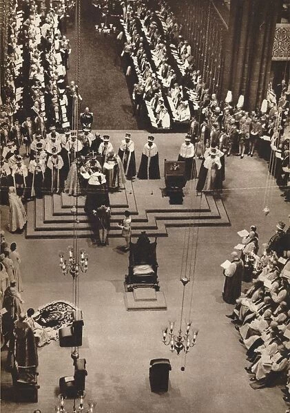 The Duke of Kent pays homage to the newly crowned King George VI, 1937