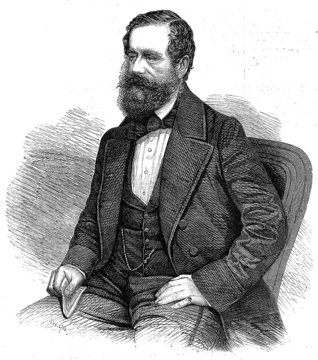 Framed Print : The Duke of Newcastle, K.G. - from a photograph by John Watkins, Parliament-Street, 1860. Creator: Unknown Framed Print : The Duke of Newcastle, K.G. - from a photograph by John Watkins, Parliament-Street, 1860. Creator: Unknown