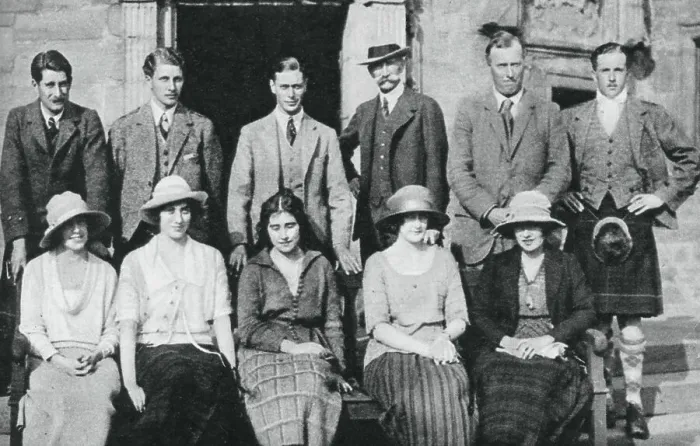 Framed Print : The Duke of York with the Earl of Strathmores shooting party, Scotland, 1921 Framed Print : The Duke of York with the Earl of Strathmores shooting party, Scotland, 1921
