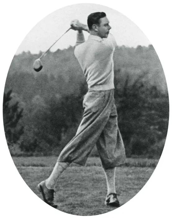 Framed Print : The Duke of York playing golf in 1934, (1937) Framed Print : The Duke of York playing golf in 1934, (1937)