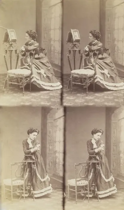 Framed Print : Dulare, February 1865-75. Creator: Andre-Adolphe-Eugene Disderi Framed Print : Dulare, February 1865-75. Creator: Andre-Adolphe-Eugene Disderi