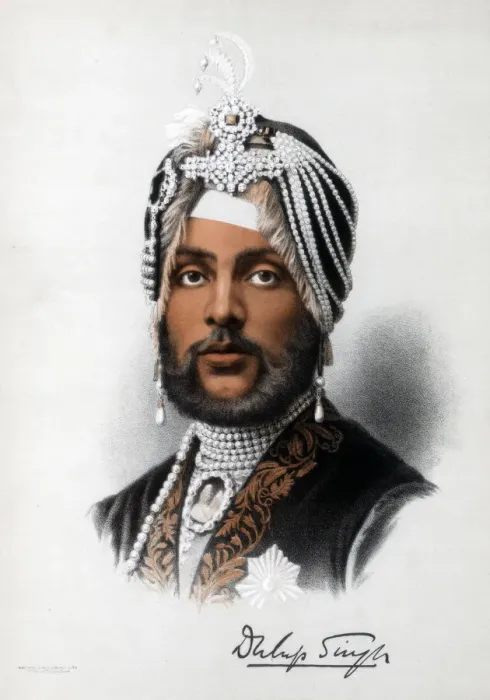Framed Print : Duleep Singh, Sikh ruler, c1890. Artist: Cassell, Petter & Galpin Framed Print : Duleep Singh, Sikh ruler, c1890. Artist: Cassell, Petter & Galpin
