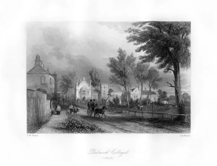 Framed Print : Dulwich College, Dulwich, south-east London, 1846. Artist: TA Prior Framed Print : Dulwich College, Dulwich, south-east London, 1846. Artist: TA Prior