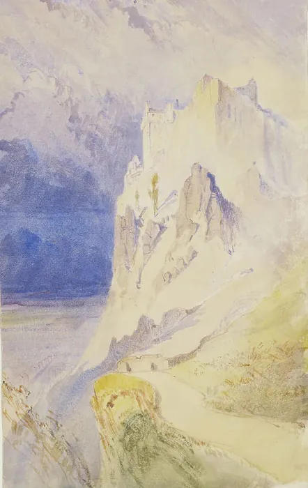 Framed Print : Dumbarton Castle, 1838. Creator: John Ruskin Framed Print : Dumbarton Castle, 1838. Creator: John Ruskin