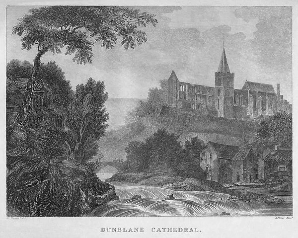 Dunblane Cathedral, 1804. Artist: James Fittler